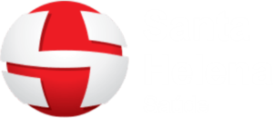 Logo Santa Helena Saúde Branco